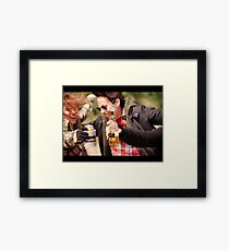 Beer Drinking Framed Print