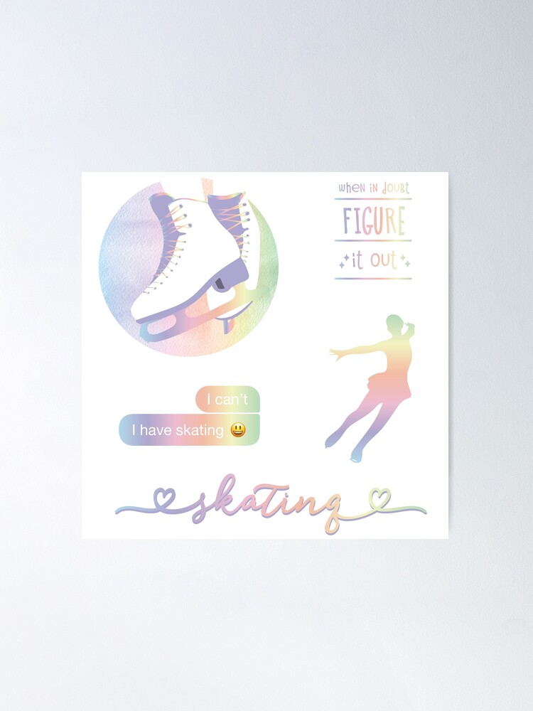 Ice Skate with Lights Sticker – Craft Theory