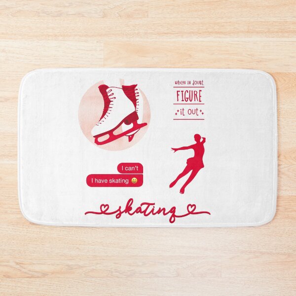 Item preview, Red Watercolor Ice Skater, Figure Skating Sticker Pack designed and sold by The-Goods.