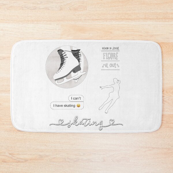 Item preview, White Watercolor Ice Skater, Figure Skating Sticker Pack designed and sold by The-Goods.