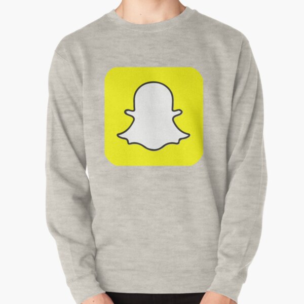 Snapchat App Logo Pullover Sweatshirt
