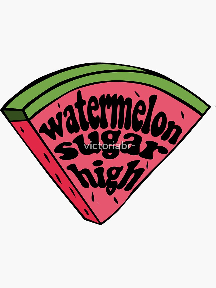 azúcar de sandía harry styles (rodaja de melón rojo) de victoriabr-