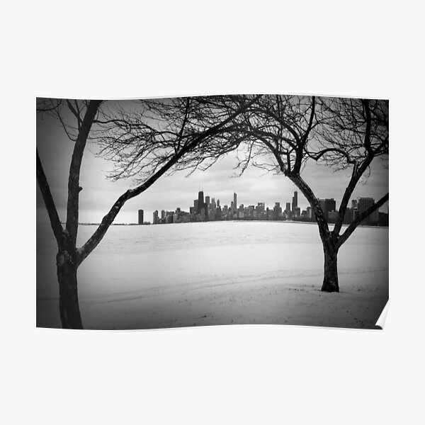 Winter Chicago Poster