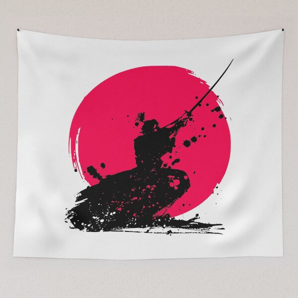 Item preview, Samurai Warrior Katana With Red Sun designed and sold by EightWinds.
