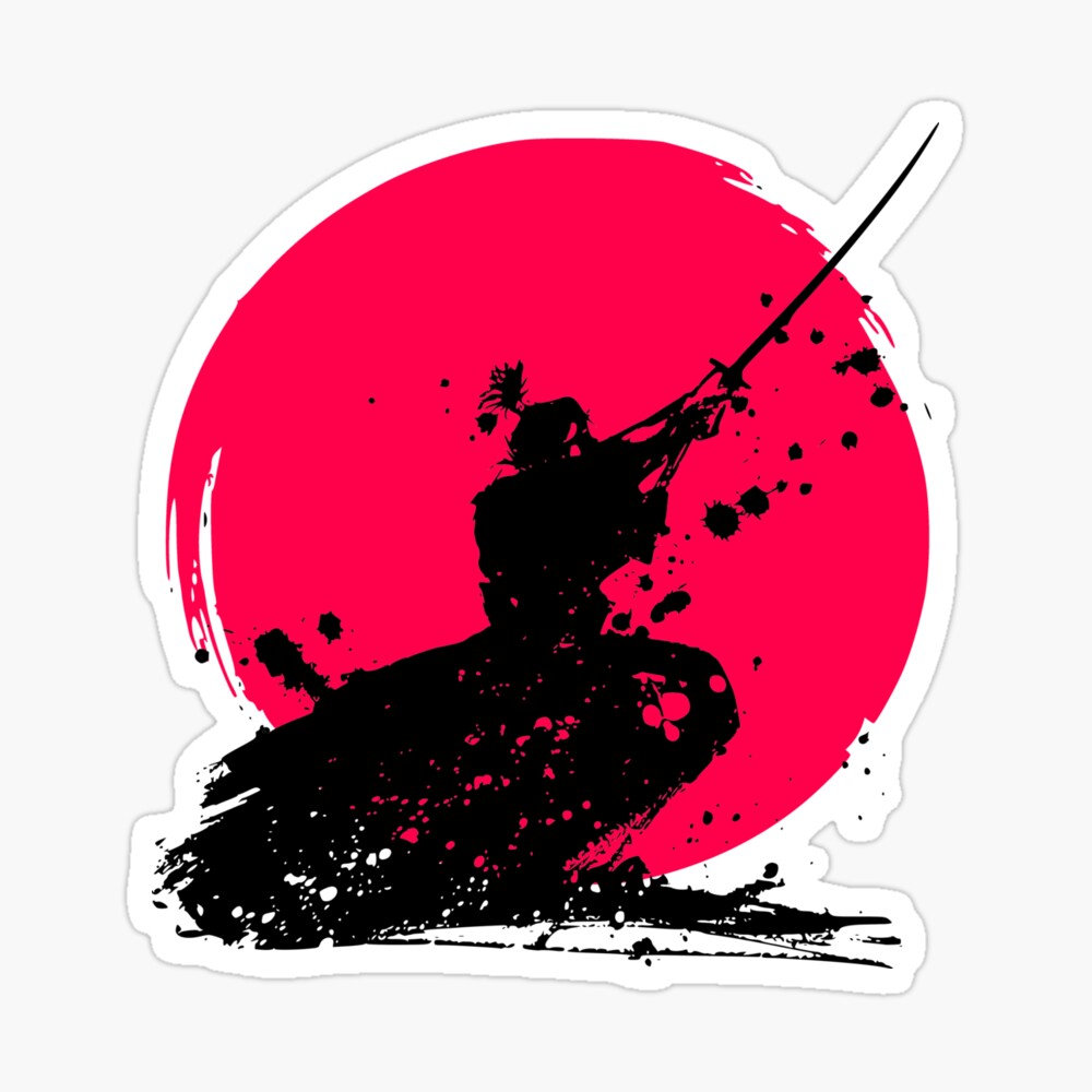 Samurai Warrior Katana Red Sun" Photographic for Sale by EightWinds | Redbubble