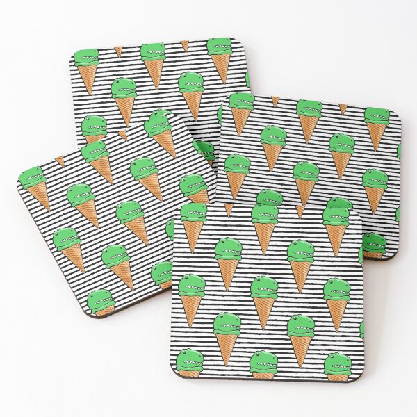Item preview, TREX Icecream cones - summer dinosaur treat - foodie designed and sold by littlearrow.