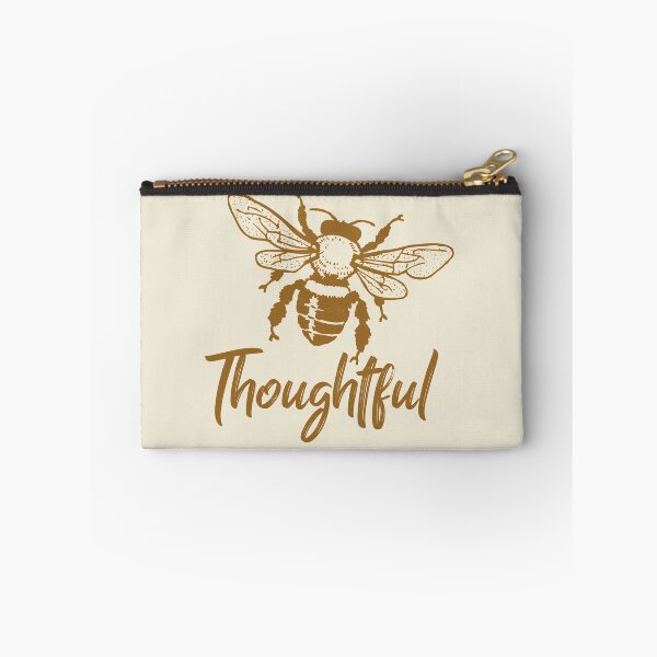 Aperçu de l'œuvre Bee thoughtful typography text art quote by Word Fandom - wordfandom créée et vendue par Kerry Pritchard.