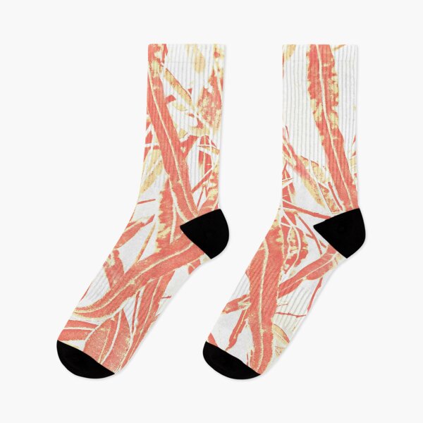 Item preview, Gum leaves pattern living coral designed and sold by Ohlordi.