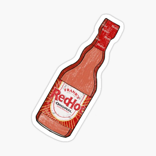 Let Me Be Frank’s Red Hot Sauce Sticker