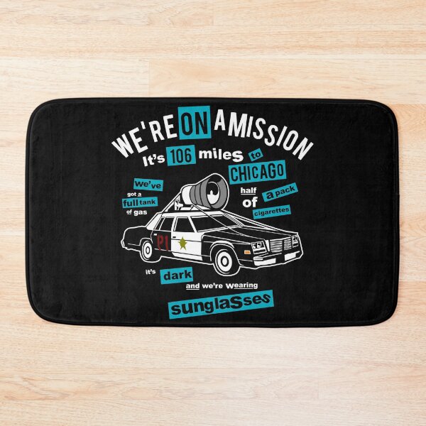 Artikelvorschau, Blues Brothers On A Mission, Bluesmobil, Belushi, SNL entworfen und verkauft von Vintage-Artwork.