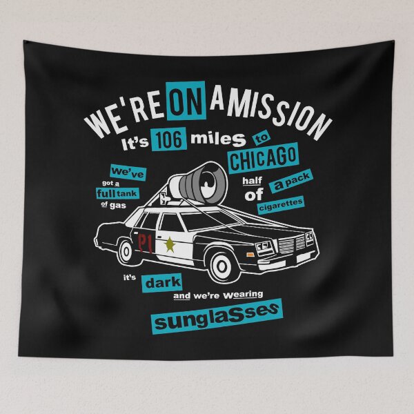Item preview, Blues Brothers On A Mission, Bluesmobile, Belushi,SNL designed and sold by Vintage-Artwork.