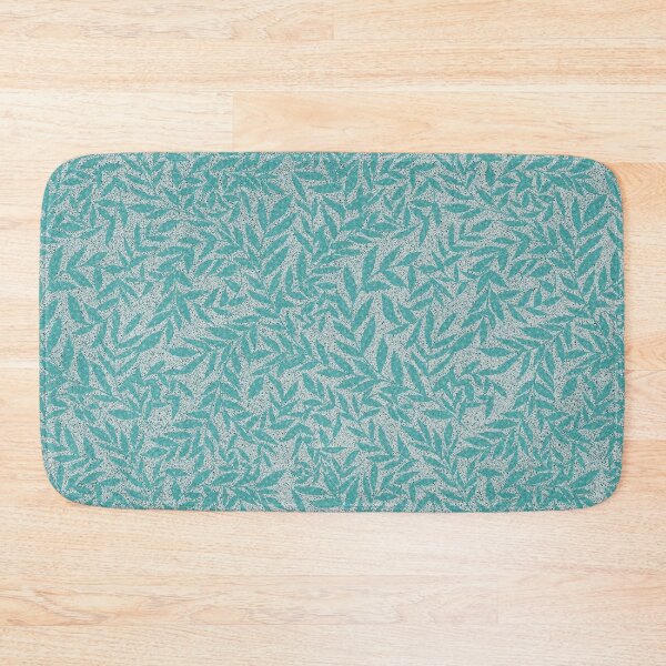 Item preview, Teal Leaves Pattern designed and sold by Dsfoxco.