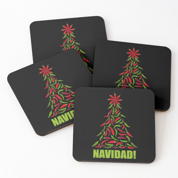 Item preview, Red and Green Chile Navidad Tree designed and sold by Normandie Rainwater.