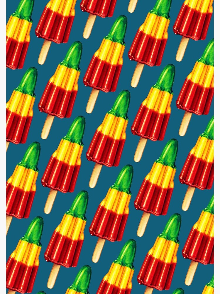 "Zoom Ice Lolly Pattern" Spiral Notebook by KellyGilleran Redbubble