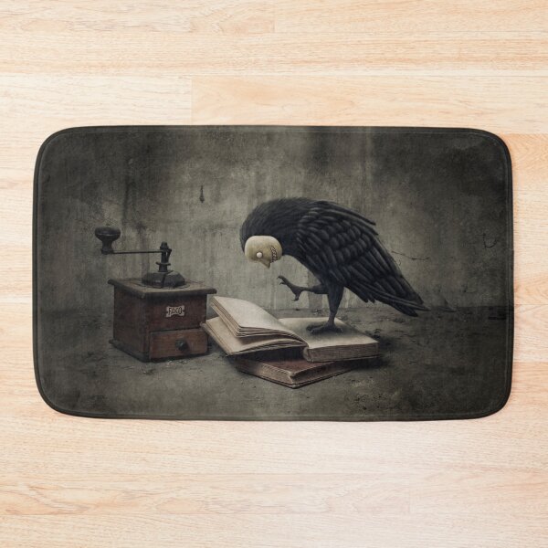The raven Bath Mat