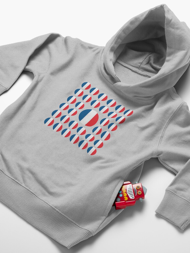 Alternate view of France Emoji JoyPixels Love French Toddler Pullover Hoodie