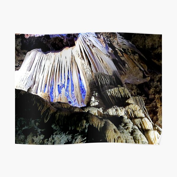 Stalagtite formation camouse Poster
