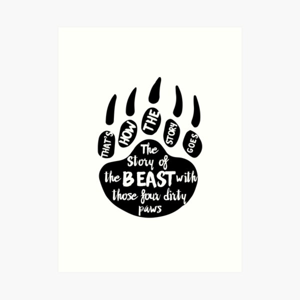 Dirty Paws Art Print