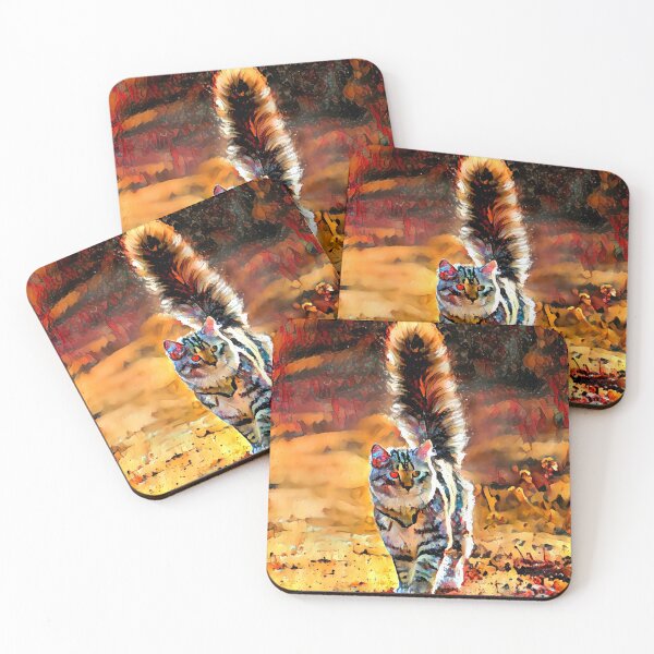 Item preview, Autumn Abstract Kitty designed and sold by Alyxandre.