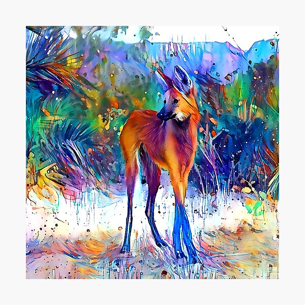 Item preview, Wild Beauty of the Maned Wolf designed and sold by Alyxandre.