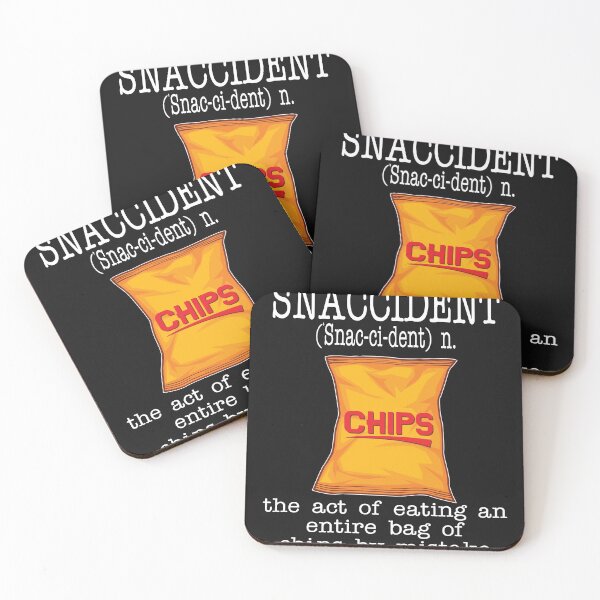 Item preview, Funny Snaccident print for Potato Chip Lovers designed and sold by sunnym79.