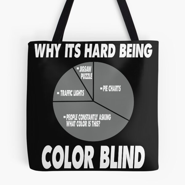 Item preview, Funny Why ist hard beeing Color Blind Pie chart graphic designed and sold by sunnym79.