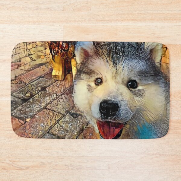Item preview, Abstract Husky Puppy designed and sold by Alyxandre.