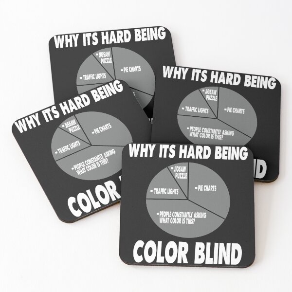 Item preview, Funny Why ist hard beeing Color Blind Pie chart graphic designed and sold by sunnym79.