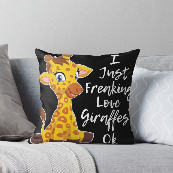 Item preview, Funny I Freaking Love Giraffes for Giraffe Zoo Lovers graphic designed and sold by sunnym79.