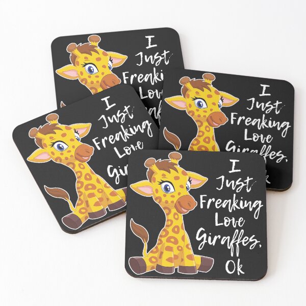 Item preview, Funny I Freaking Love Giraffes for Giraffe Zoo Lovers graphic designed and sold by sunnym79.