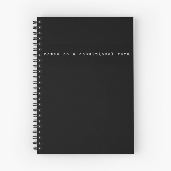 Item preview, Notes on a conditional form designed and sold by theblxckestday.