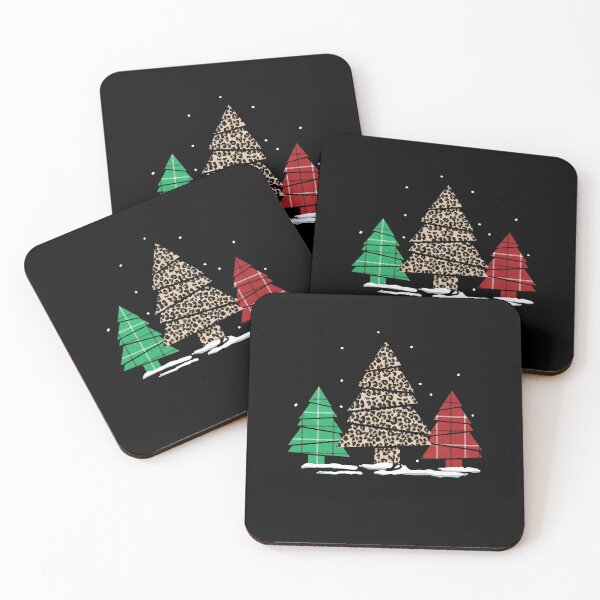 Item preview, Leopard and Buffalo Plaid Christmas Tree Family Xmas Gift designed and sold by Dressed For  Duty.