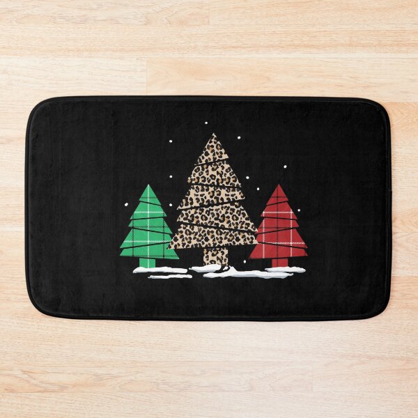 Item preview, Leopard and Buffalo Plaid Christmas Tree Family Xmas Gift designed and sold by Dressed For  Duty.