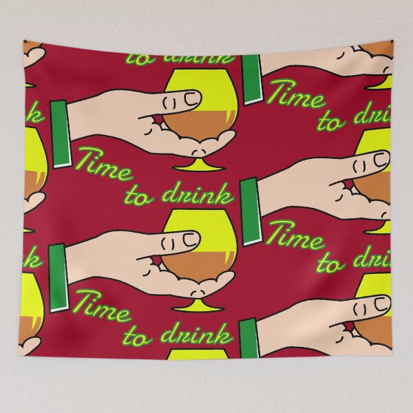 Item preview, Time to Drink designed and sold by PickCreation.