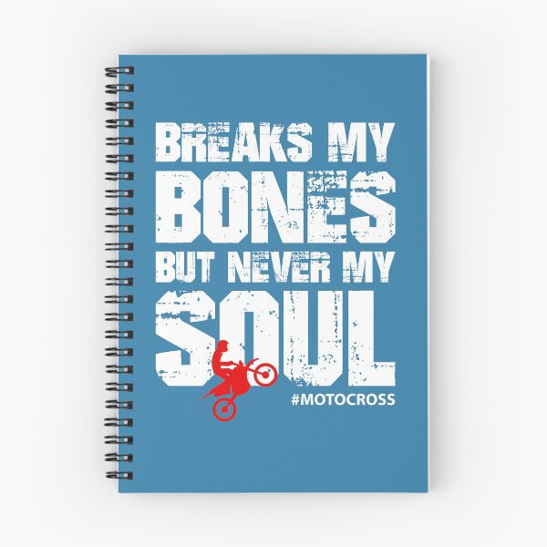 Item preview, Breaks My Bones But Never My Soul Motocross designed and sold by AlphaDist2.