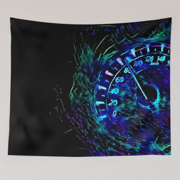 Item preview, Blacklight Colorsplash Speedometer: Cool Nights designed and sold by Alyxandre.
