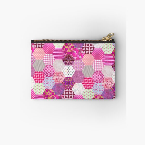 Item preview, Pretty in Pinks Faux Patchwork Pattern designed and sold by ArtformDesigns.