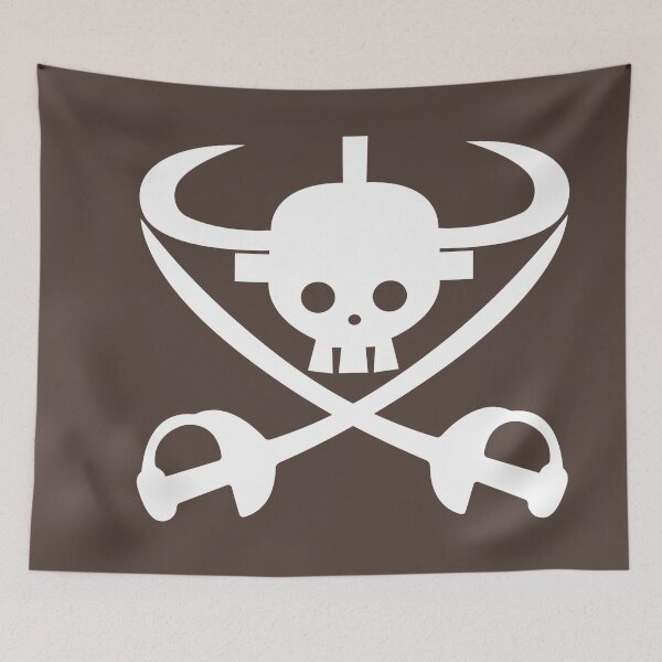 Item preview, New Giant Warrior Pirates Jolly Roger designed and sold by jimjimfuria.