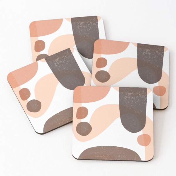 Item preview, Mid Century Modern Organic Abstract 5 - Minimal Print - Terracotta Abstract - Brown designed and sold by Studio Grafiikka.