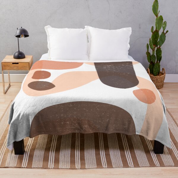 Item preview, Mid Century Modern Organic Abstract 5 - Minimal Print - Terracotta Abstract - Brown designed and sold by Studio Grafiikka.