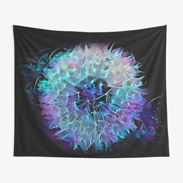 Blacklight Abstract: Dandelion Tapestry