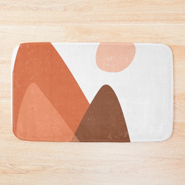 Item preview, Mountain Ranges - Minimal Abstract - Terracotta Art - Contemporary, Modern Print - Brown designed and sold by Studio Grafiikka.