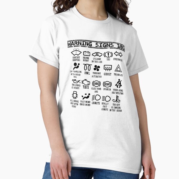 Item preview, Warning Signs 101 funny auto mechanic shirt for men women designed and sold by hadleydesigns.