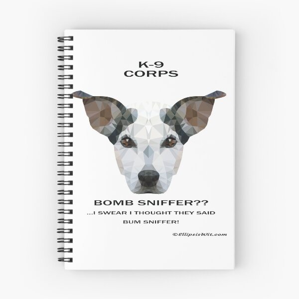 Item preview, K9 Bomb Sniffing Dog designed and sold by ellipsiswit.