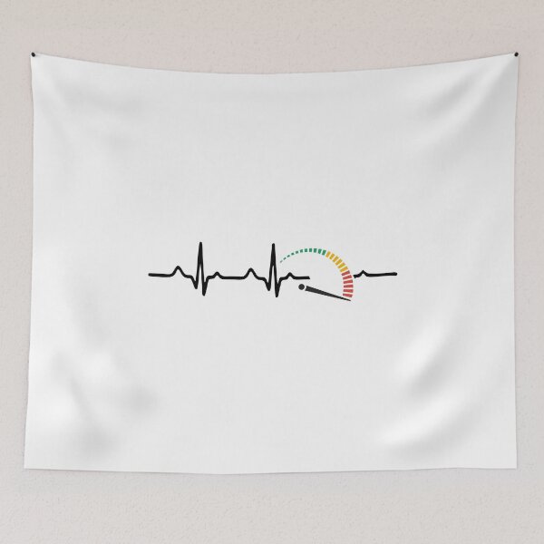 Item preview, Speedometer Heartbeat Funny Auto Mechanic for men women designed and sold by hadleydesigns.