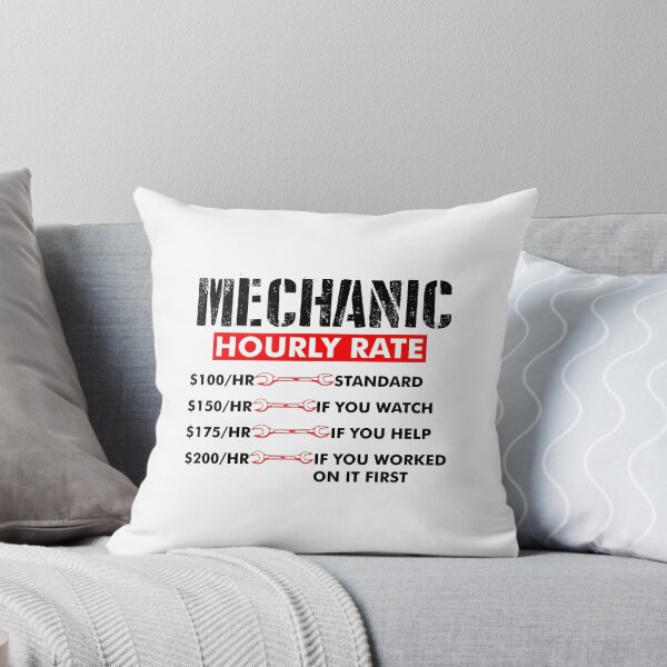 Item preview, Mechanic Hourly Rate 150HR IF YOU WATCH funny auto mechanic designed and sold by hadleydesigns.