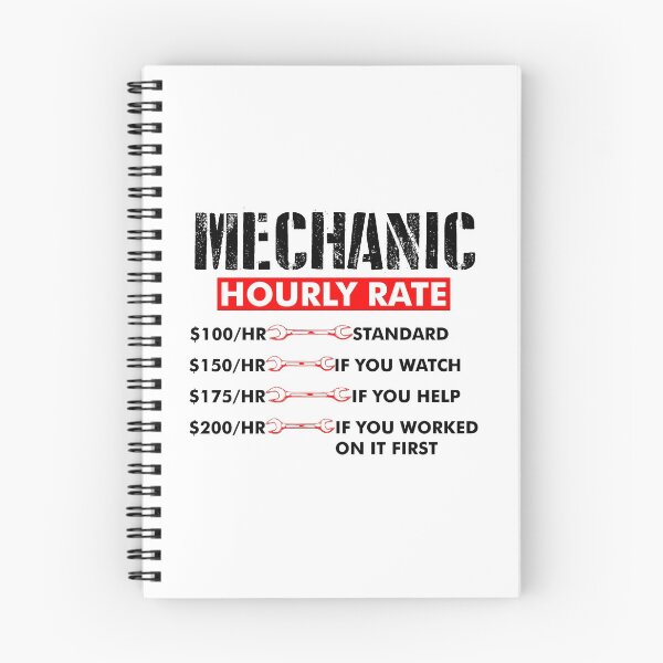 Item preview, Mechanic Hourly Rate 150HR IF YOU WATCH funny auto mechanic designed and sold by hadleydesigns.