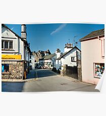 Main Street Hawkshead Cumbria Poster