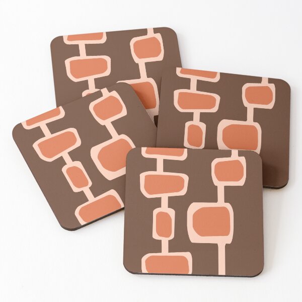 Item preview, Mid Century Modern - Organic Abstract 6 - Minimal Print - Terracotta Abstract - Brown, Sienna designed and sold by Studio Grafiikka.