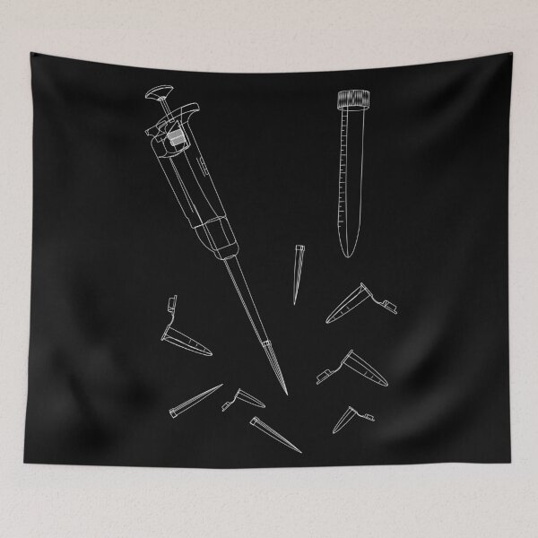 Item preview, Molecular Biology Toolkit (White Line Art) designed and sold by VirologyGeek.